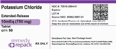 Mm2 (Potassium Chloride 10meq (750mg) 70518 2964 01)